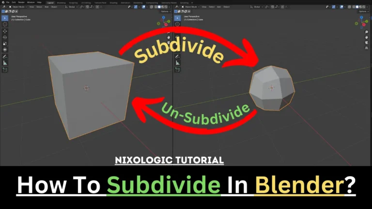 How To Subdivide Or Un-Subdivide In Blender